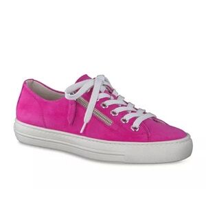 Hot Pink Canvas Sneakers